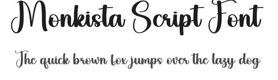 Monkista Script Font by creativeletter — Script Handwritten Font