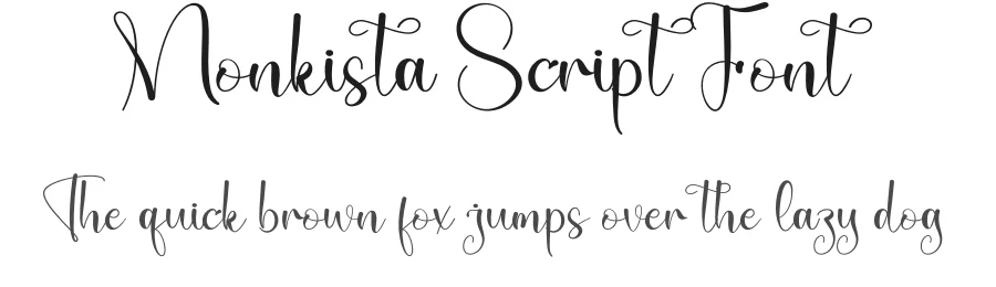Monkista Script Font by creativeletter — Script Handwritten Font