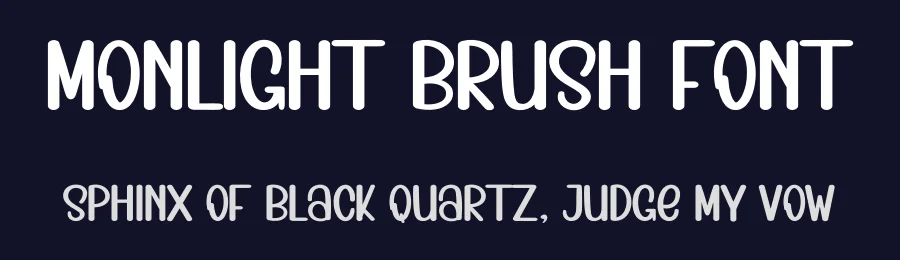Monlight Brush Font by inermediaSTUDIO — Display Font — thumbnail 2