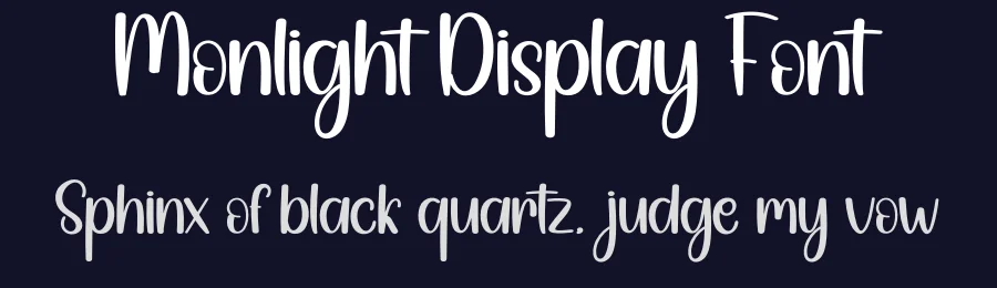 Monlight Display Font by creativeletter — Script Handwritten Font — thumbnail 2