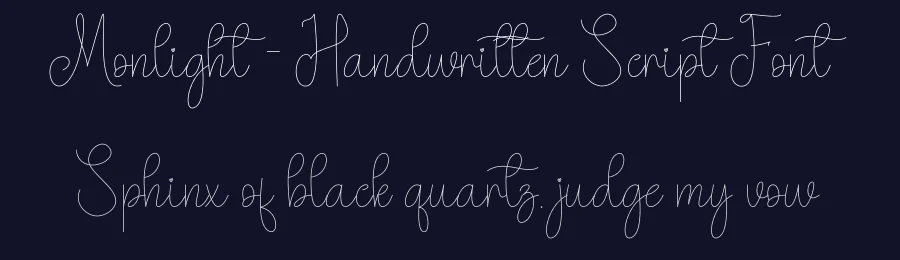 Monlight – Handwritten Script Font by andikastudio — Script Handwritten Font — thumbnail 2
