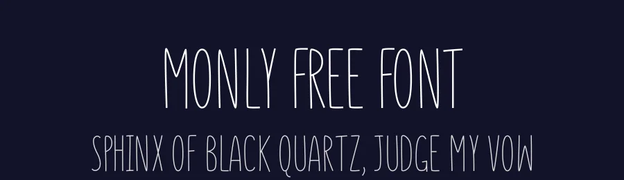 Monly Free Font by Gatis Vilaks — Sans Serif Font — thumbnail 2