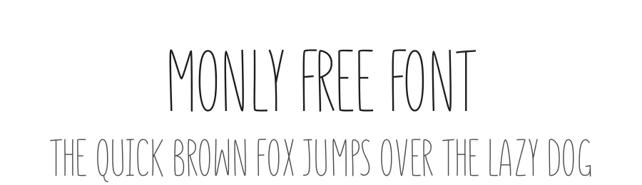 Monly Free Font by Gatis Vilaks — Sans Serif Font