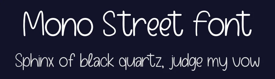 Mono Street Font by Creatifontstudios — Decorative Font — thumbnail 2