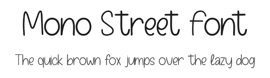 Mono Street Font by Creatifontstudios — Decorative Font