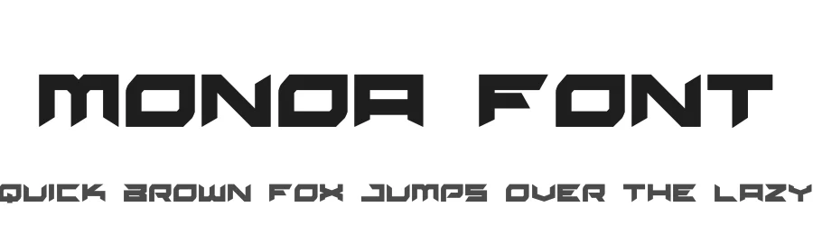 Monoa Font by hayoyuka8 — Display Font