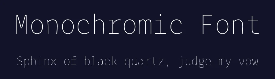 Monochromic Font by Space Type — Sans Serif Font — thumbnail 2