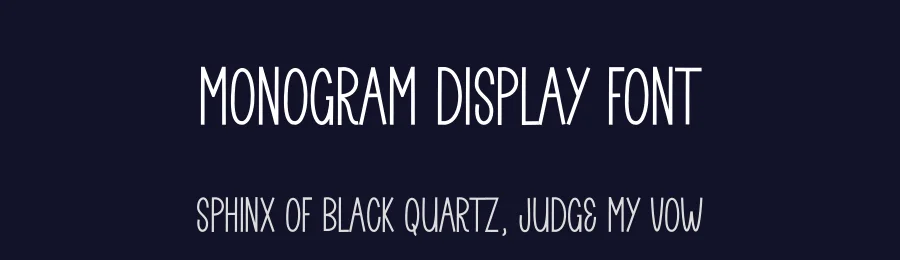 Monogram Display Font by andikastudio — Display Font — thumbnail 2