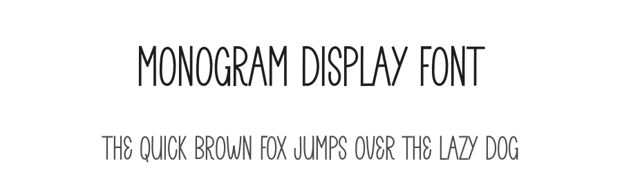 Monogram Display Font by andikastudio — Display Font
