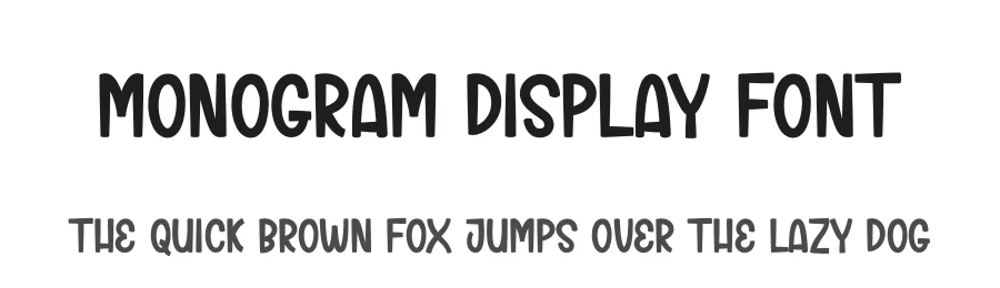 Monogram Display Font by creativeletter — Display Font
