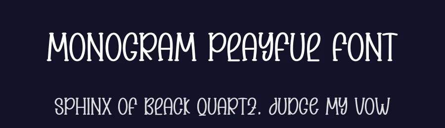 Monogram Playful Font by creativeletter — Script Handwritten Font — thumbnail 2