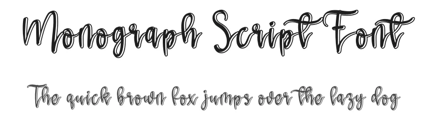 Monograph Script Font by andikastudio — Script Handwritten Font