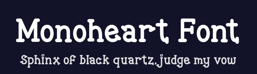 Monoheart Font by AEN Creative Studio — Display Font — thumbnail 2