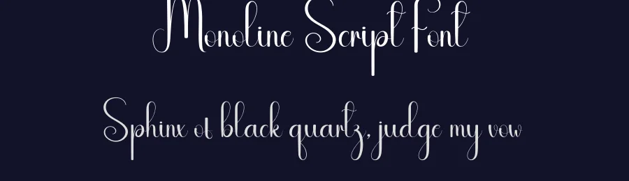Monoline Script Font by andikastudio — Script Handwritten Font — thumbnail 2