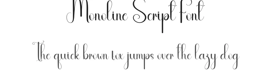 Monoline Script Font by andikastudio — Script Handwritten Font