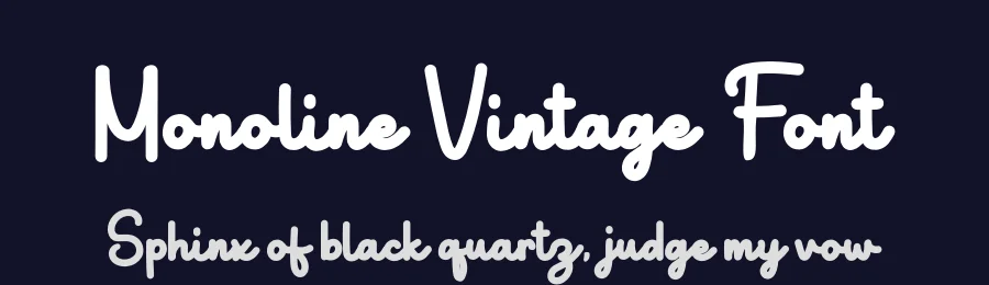 Monoline Vintage Font by Sugartype — Script Handwritten Font — thumbnail 2