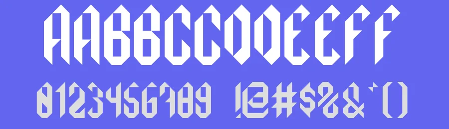 Monolith Display Typeface by gy.design — Blackletter Font — thumbnail 3