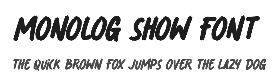 Monolog Show Font by Almarkha Type — Script Handwritten Font