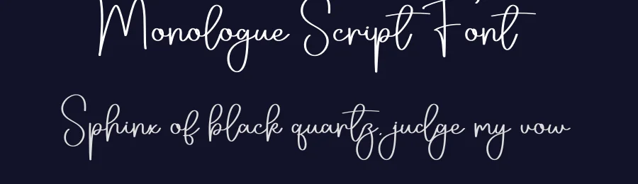 Monologue Script Font by creativeletter — Script Handwritten Font — thumbnail 2