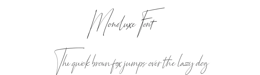 Monoluxe Font by Almeera Studio — Script Handwritten Font