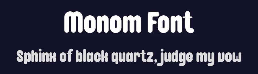 Monom Font by Dikas Studio — Sans Serif Font — thumbnail 2