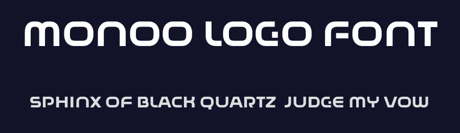 Monoo Logo Font by ffeeaarr — Decorative Font — thumbnail 2
