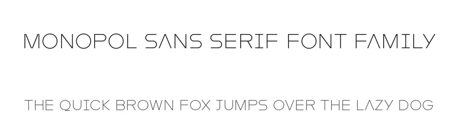 Monopol Sans Serif Font Family by Nguyen Gobber β Decorative Font
