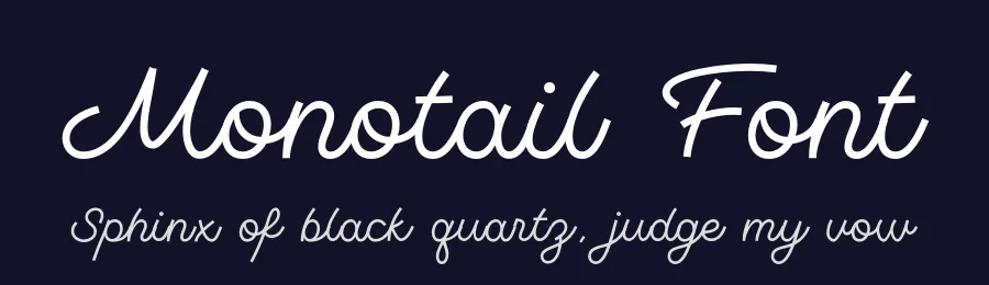 Monotail Font by Jolicia Type — Script Handwritten Font — thumbnail 2