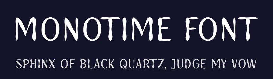 Monotime Font by Storytype — Display Font — thumbnail 2