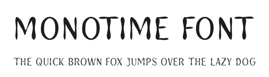 Monotime Font by Storytype — Display Font