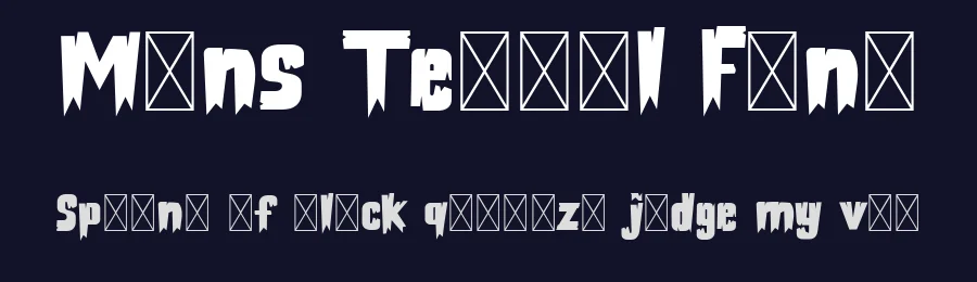 Mons Terial Font by Imoodev — Display Font — thumbnail 2