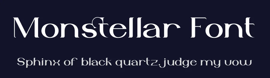Monstellar Font by RTSTD — Serif Font — thumbnail 2
