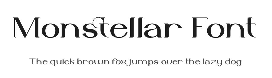 Monstellar Font by RTSTD — Serif Font