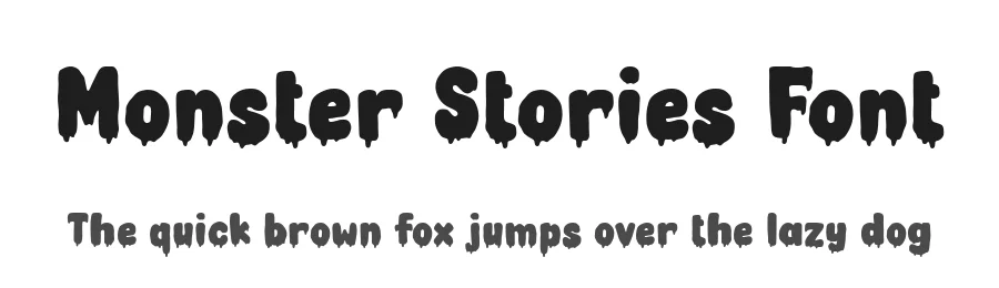 Monster Stories Font by Dreamink Studio — Display Font