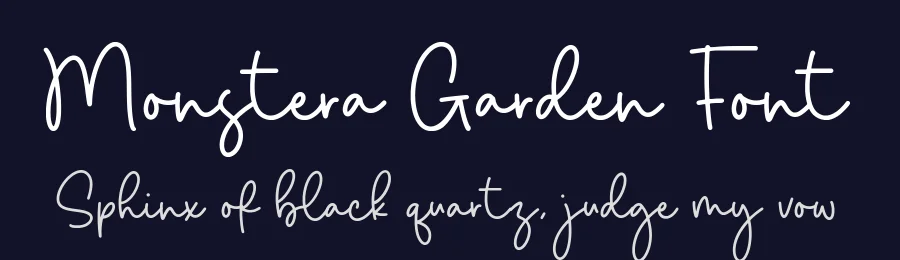 Monstera Garden Font by Timur type — Script Handwritten Font — thumbnail 2