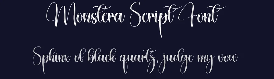 Monstera Script Font by creativeletter — Script Handwritten Font — thumbnail 2