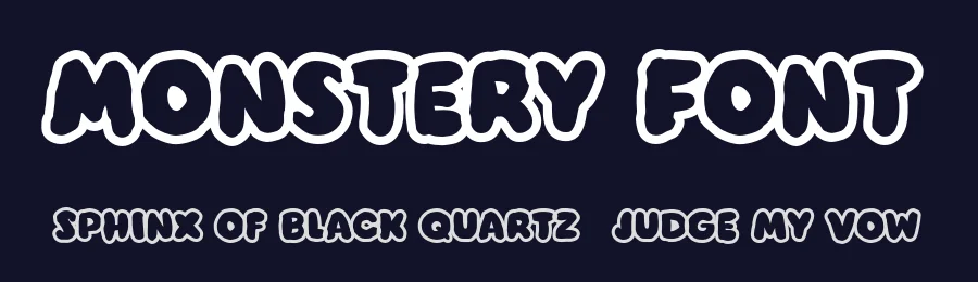 Monstery Font by fonthentic — Display Font — thumbnail 2