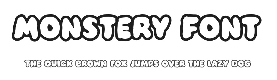 Monstery Font by fonthentic — Display Font