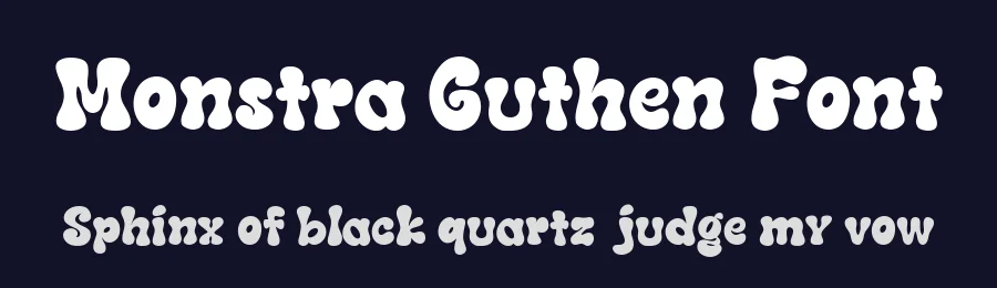 Monstra Guthen Font by Essentials Studio — Display Font — thumbnail 2