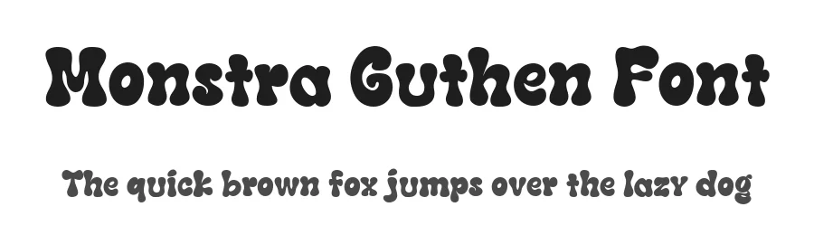 Monstra Guthen Font by Essentials Studio — Display Font