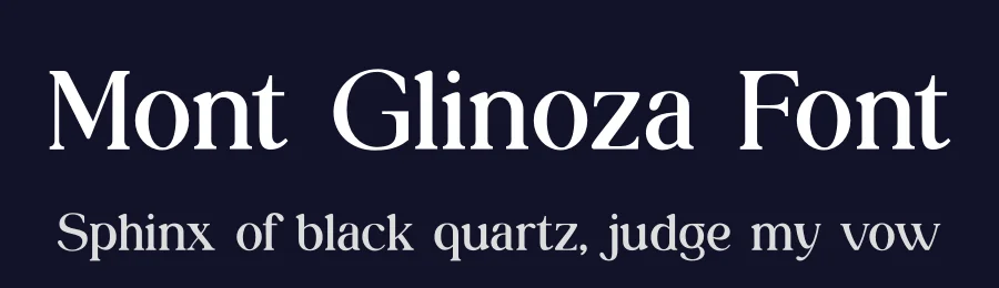 Mont Glinoza Font by UICreative — Serif Font — thumbnail 2