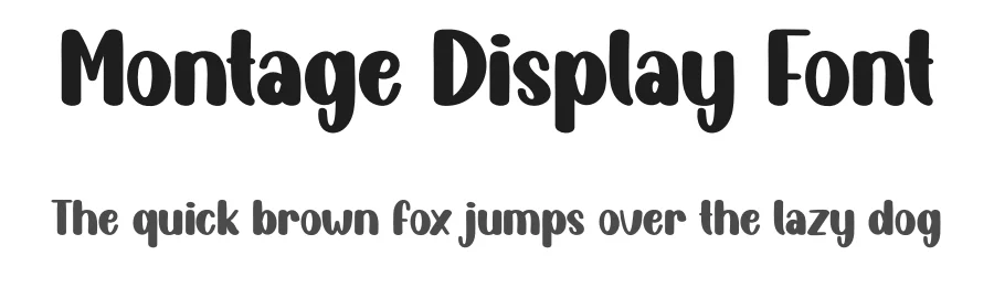 Montage Display Font by creativeletter — Script Handwritten Font