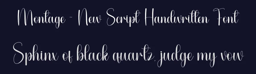 Montage – New Script Handwritten Font by andikastudio — Script Handwritten Font — thumbnail 2