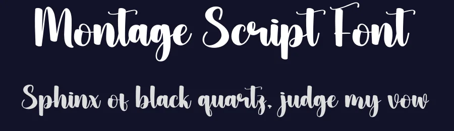 Montage Script Font by creativeletter — Script Handwritten Font — thumbnail 2