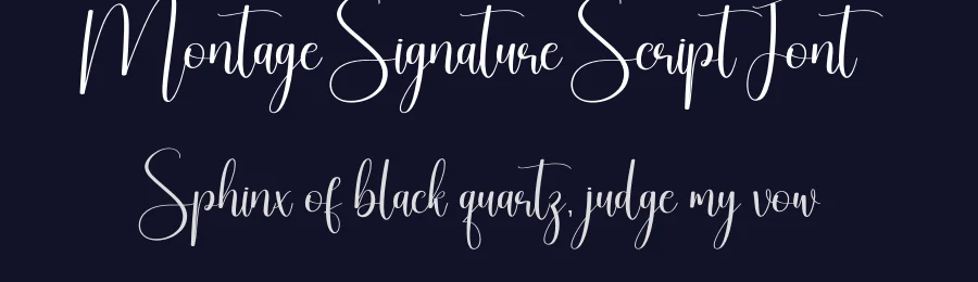 Montage Signature Script Font by creativeletter — Script Handwritten Font — thumbnail 2