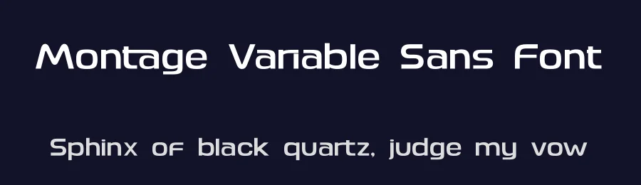 Montage Variable Sans Font by Basnistudio — Serif Font — thumbnail 2