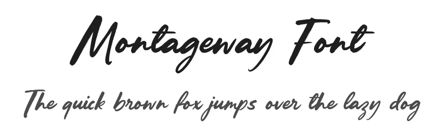 Montageway Font by Allouse.Studio — Script Handwritten Font