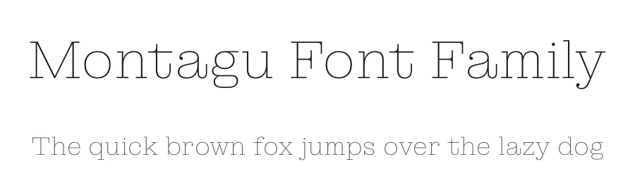 Montagu Font Family by Florian Karsten — Slab Serif Font