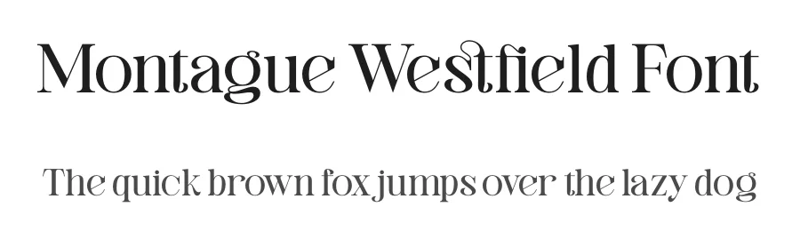 Montague Westfield Font by timelesstype.co — Serif Font