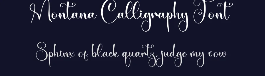 Montana Calligraphy Font by creativeletter — Script Handwritten Font — thumbnail 2